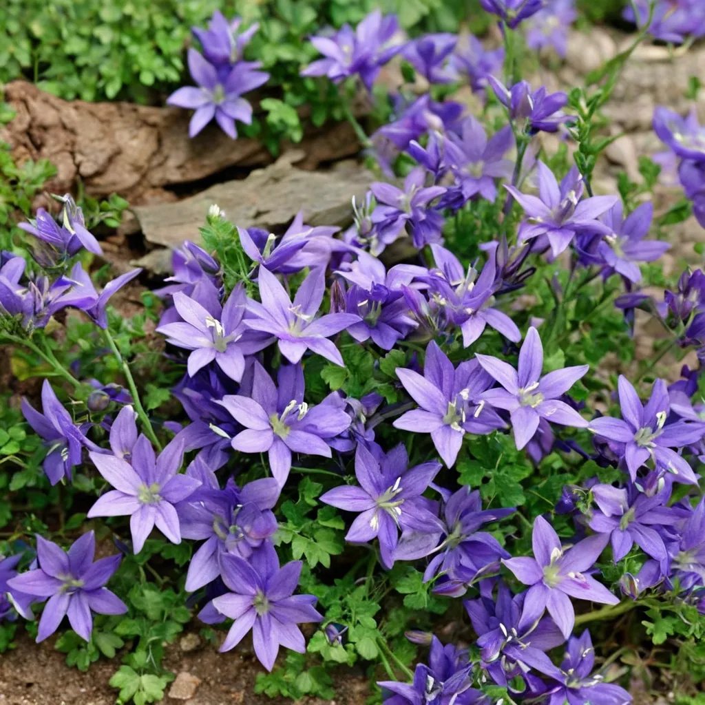 Campanula x hybrida 'Birch Hybrids'