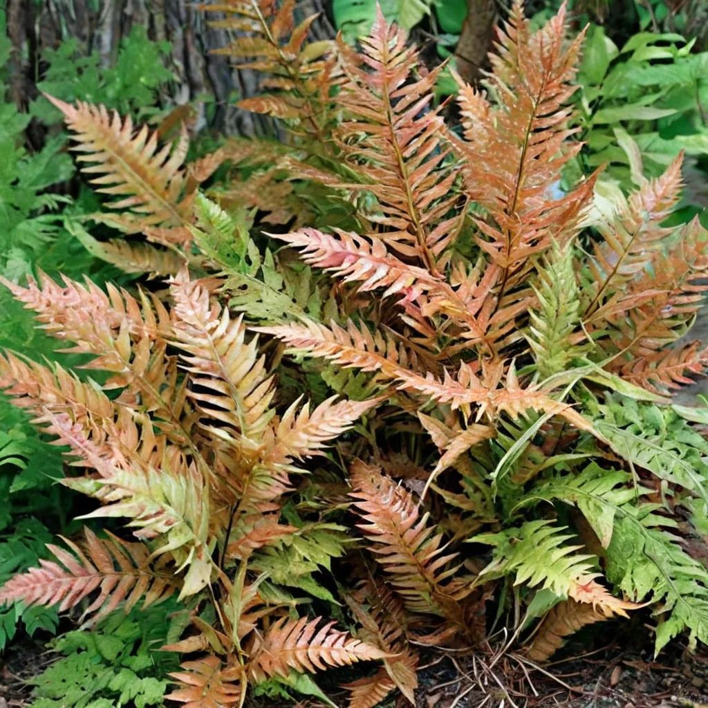 Dryopteris erythrosora 'Brilliance Autumn'