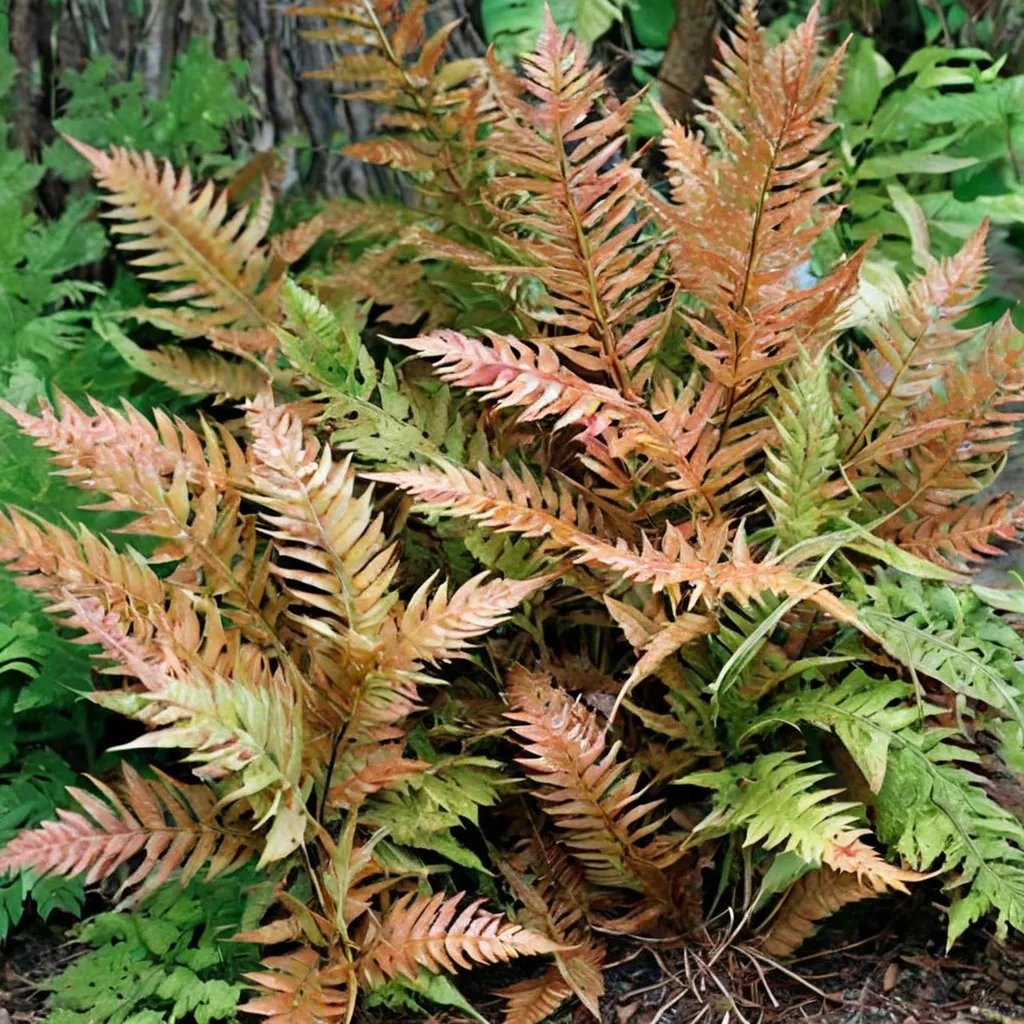 Dryopteris erythrosora 'Brilliance Autumn'