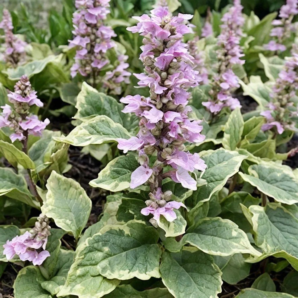 Ajuga reptans 'Pink Silver'