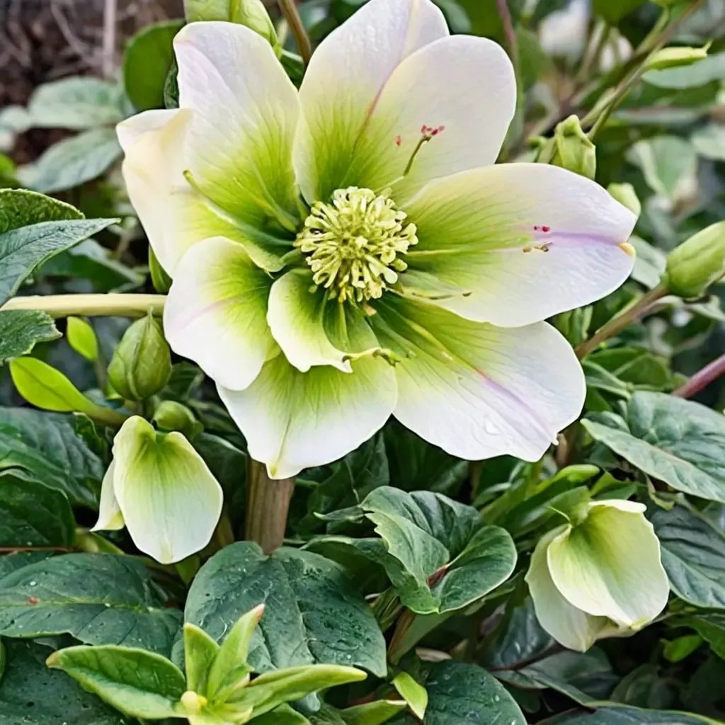 Helleborus niger 'Lush Green'