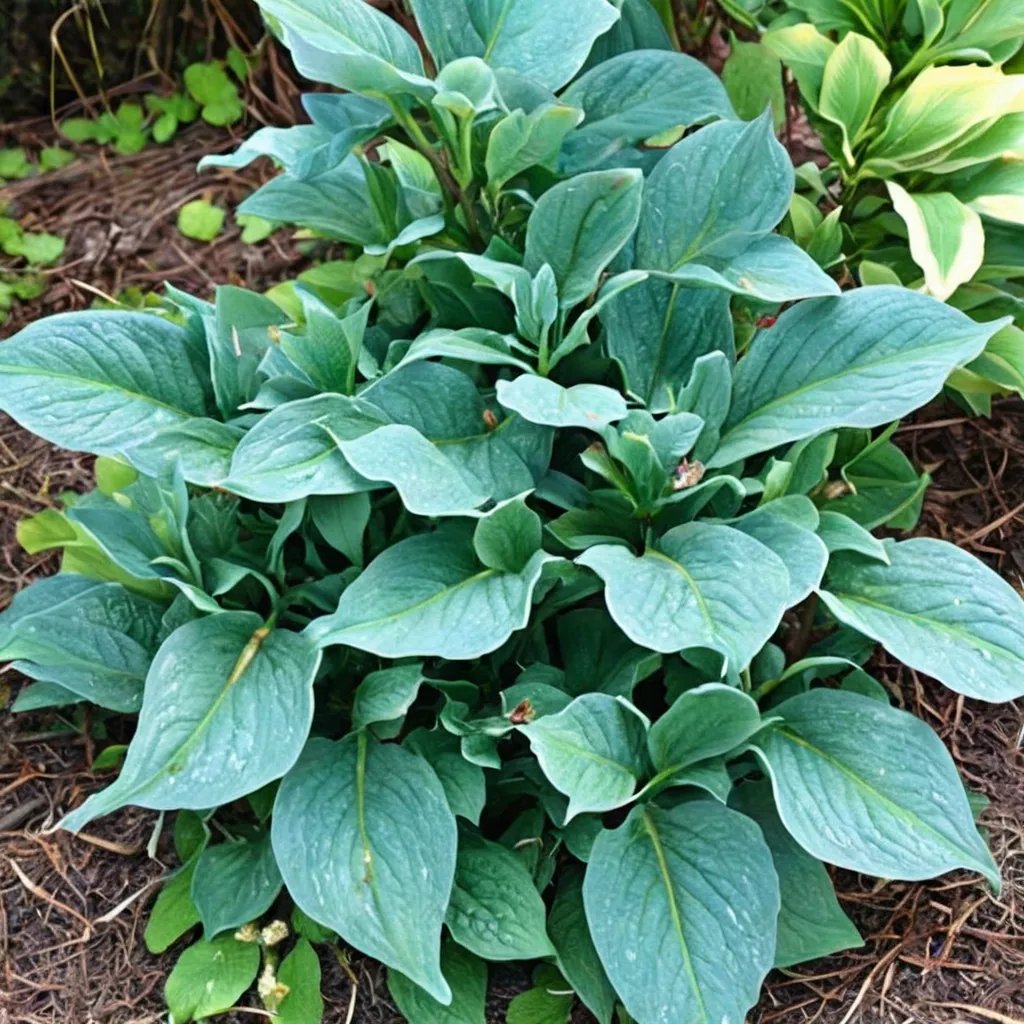 Hosta x hybrida 'Reptilian'