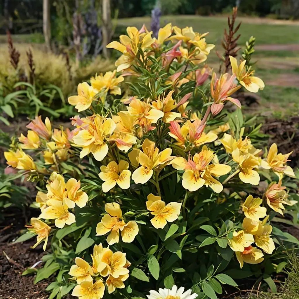Alstroemeria x hybrida 'Golden Tiara'