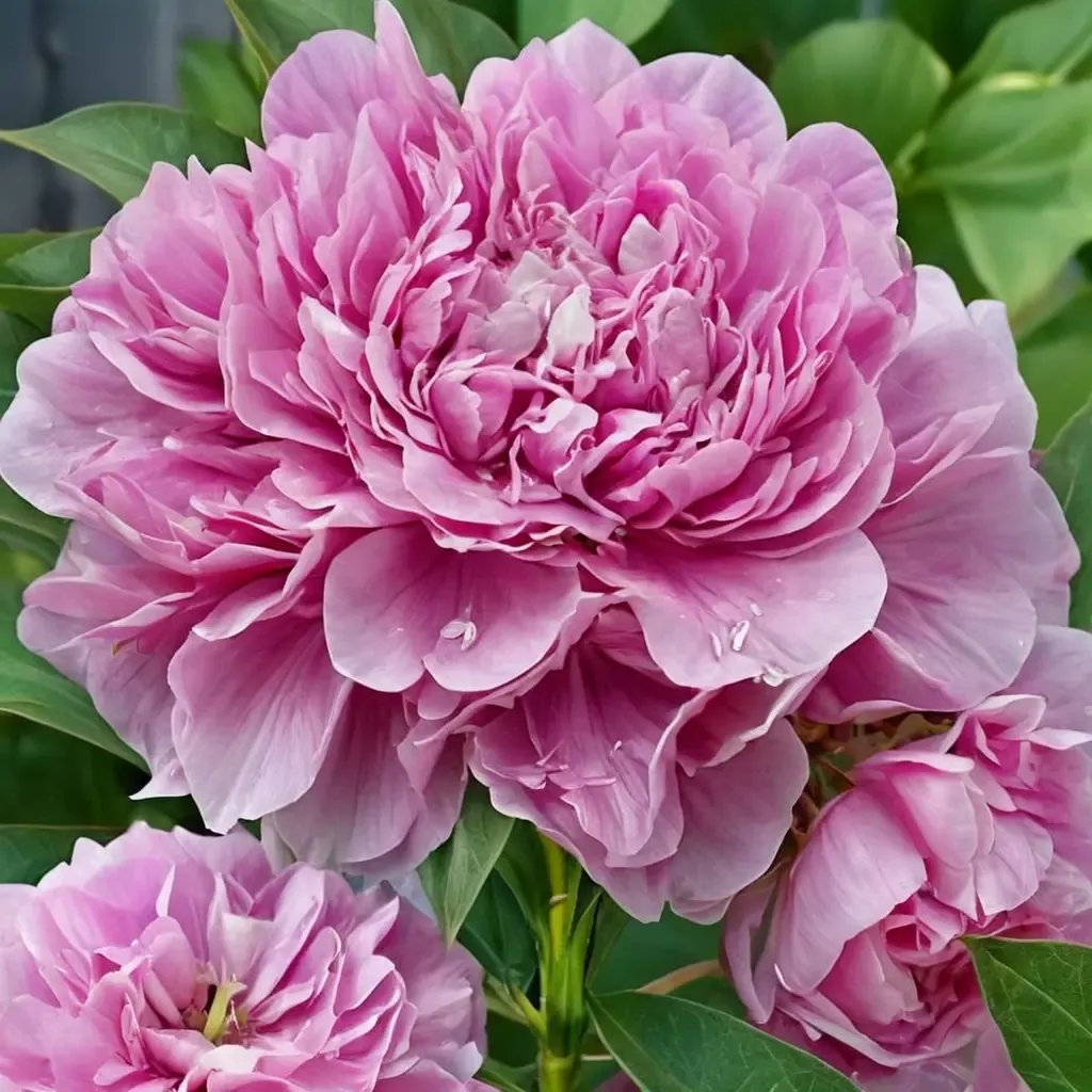 Paeonia lactiflora 'Dinner Plate'