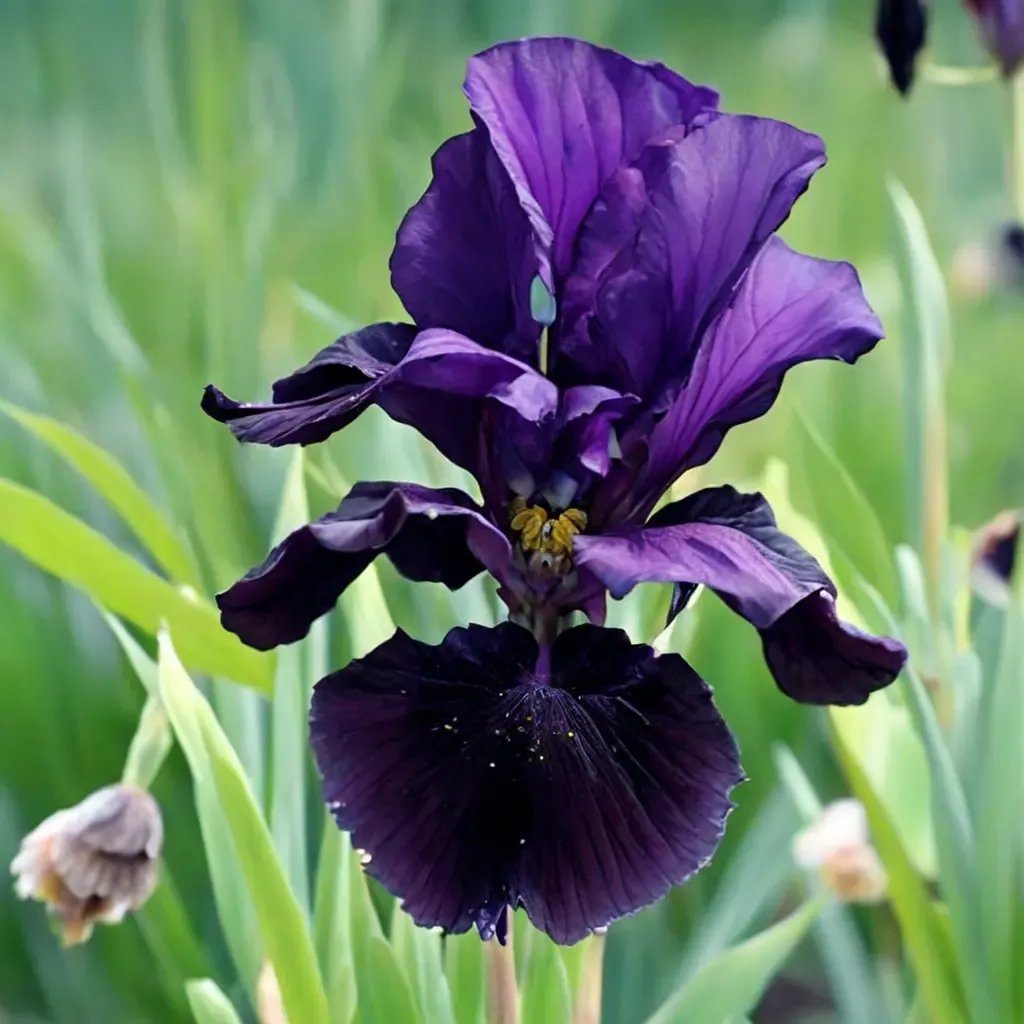 Iris x germanica 'Black Swan'