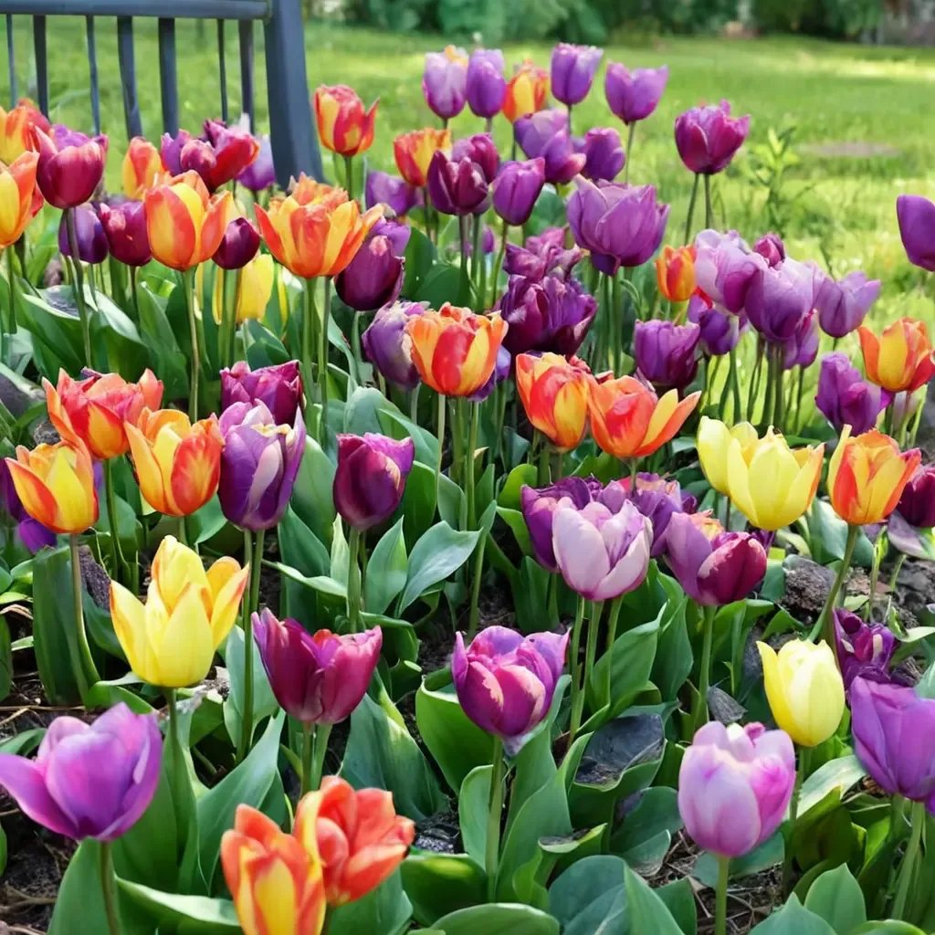 Tulipa gesneriana 'Tuscan Prince'