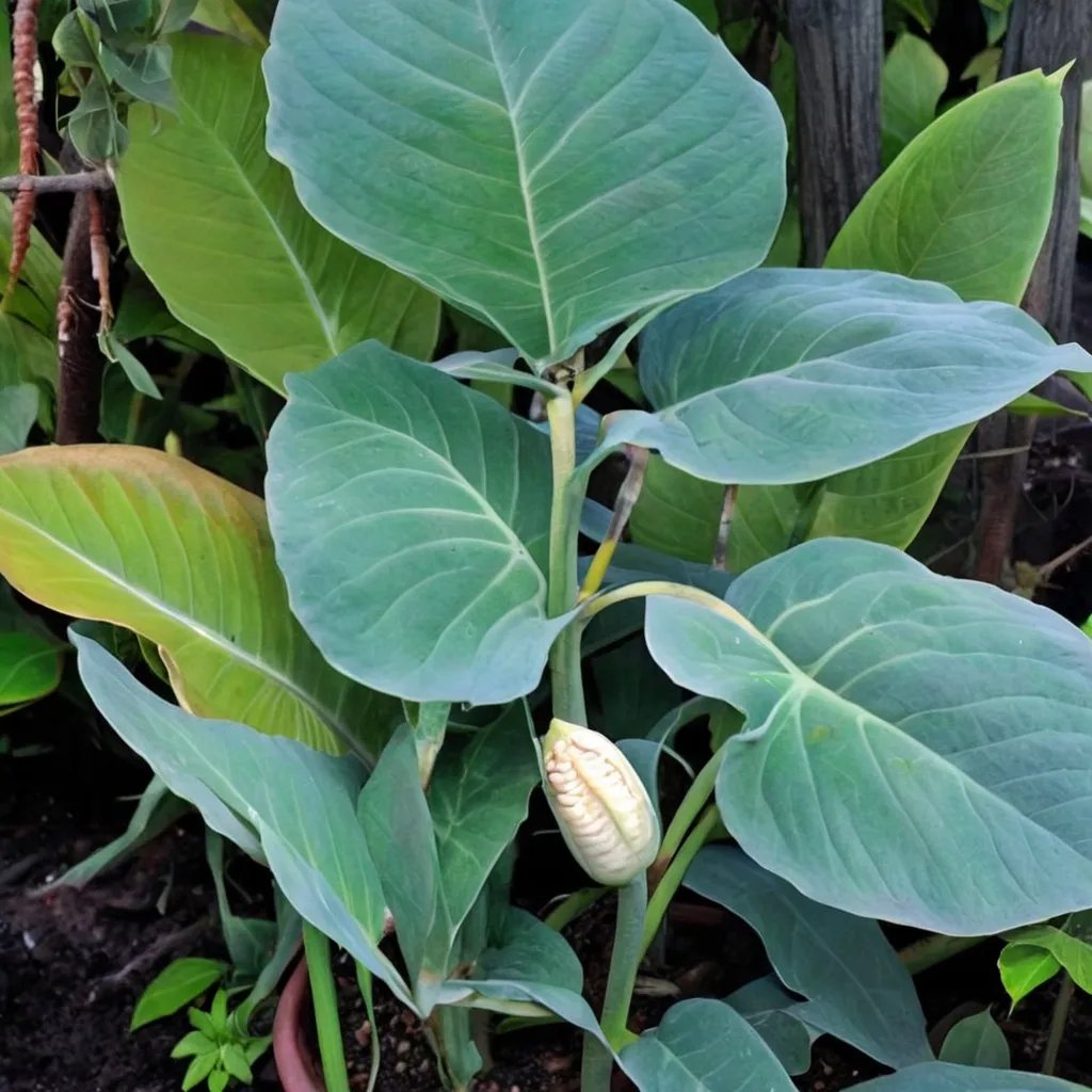 Amorphophallus macrophyllus 'Bluto'