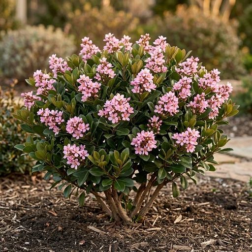 Rhaphiolepis indica 'Pink Lady'