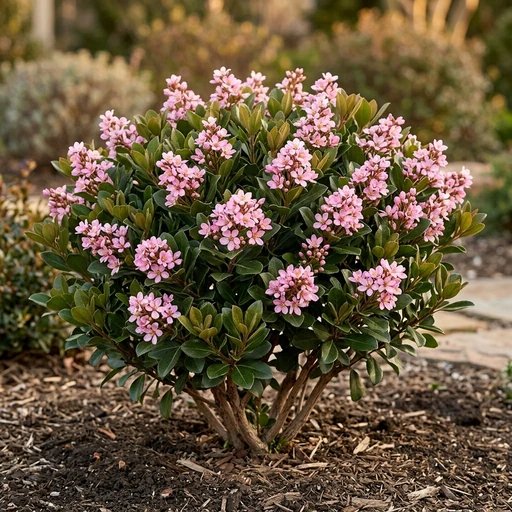 Rhaphiolepis indica 'Pink Lady'