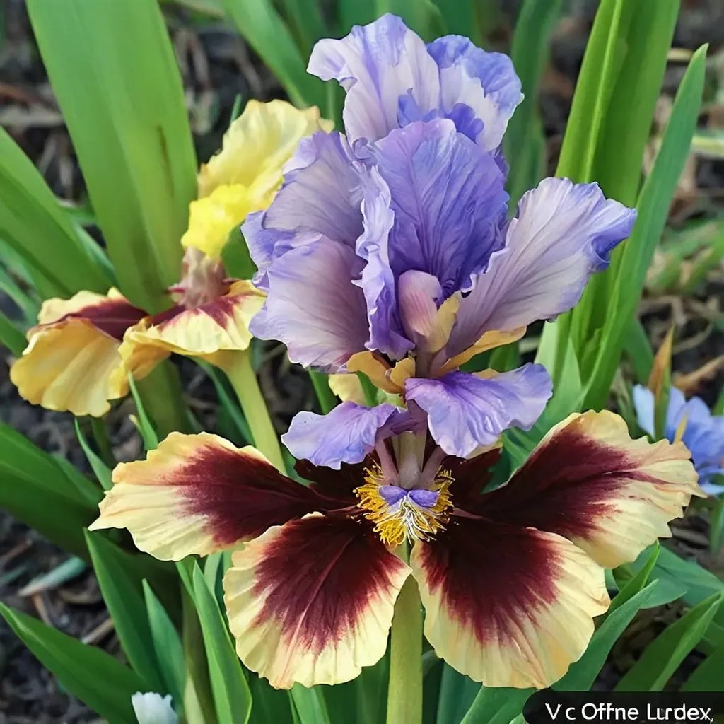 Iris x germanica 'Small but Mighty'