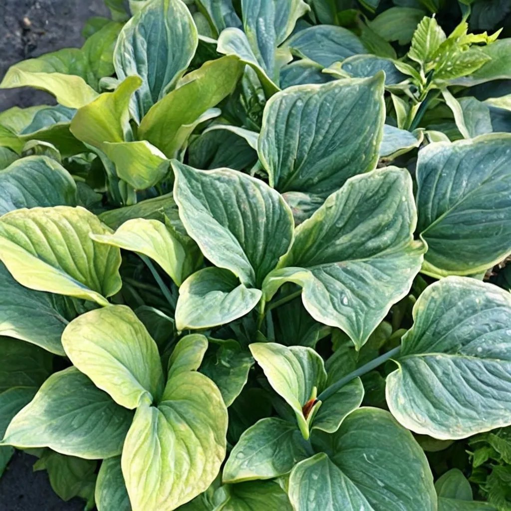 Hosta x hybrida 'Night at the Opera'