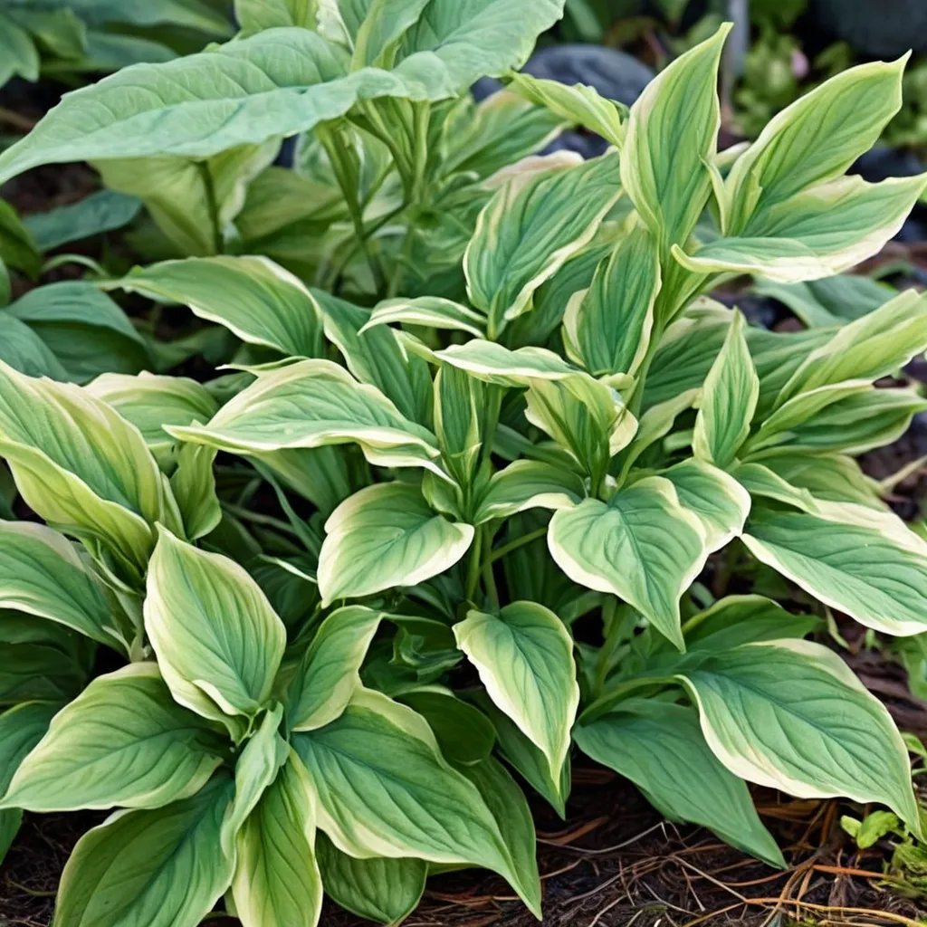 Hosta x hybrida 'Heartleaf'