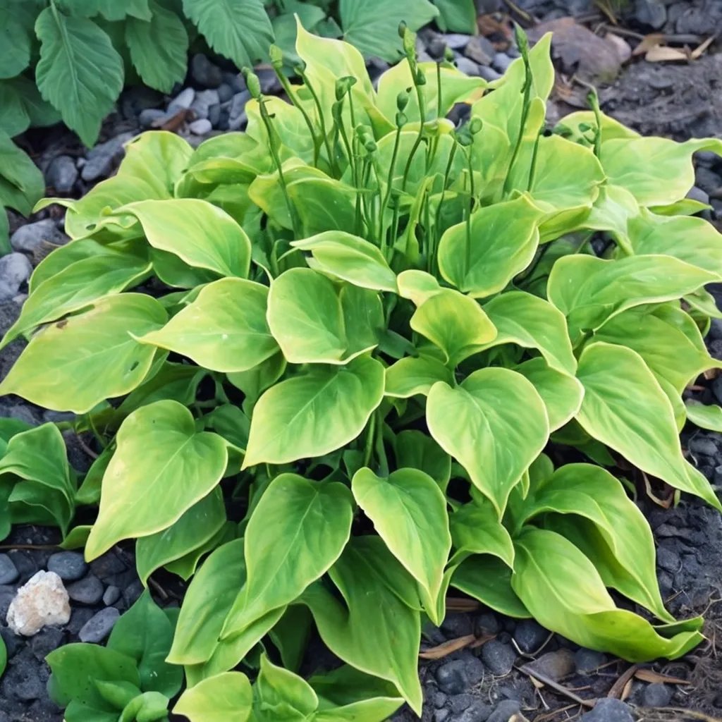 Hosta x hybrida 'Illicit Affair'
