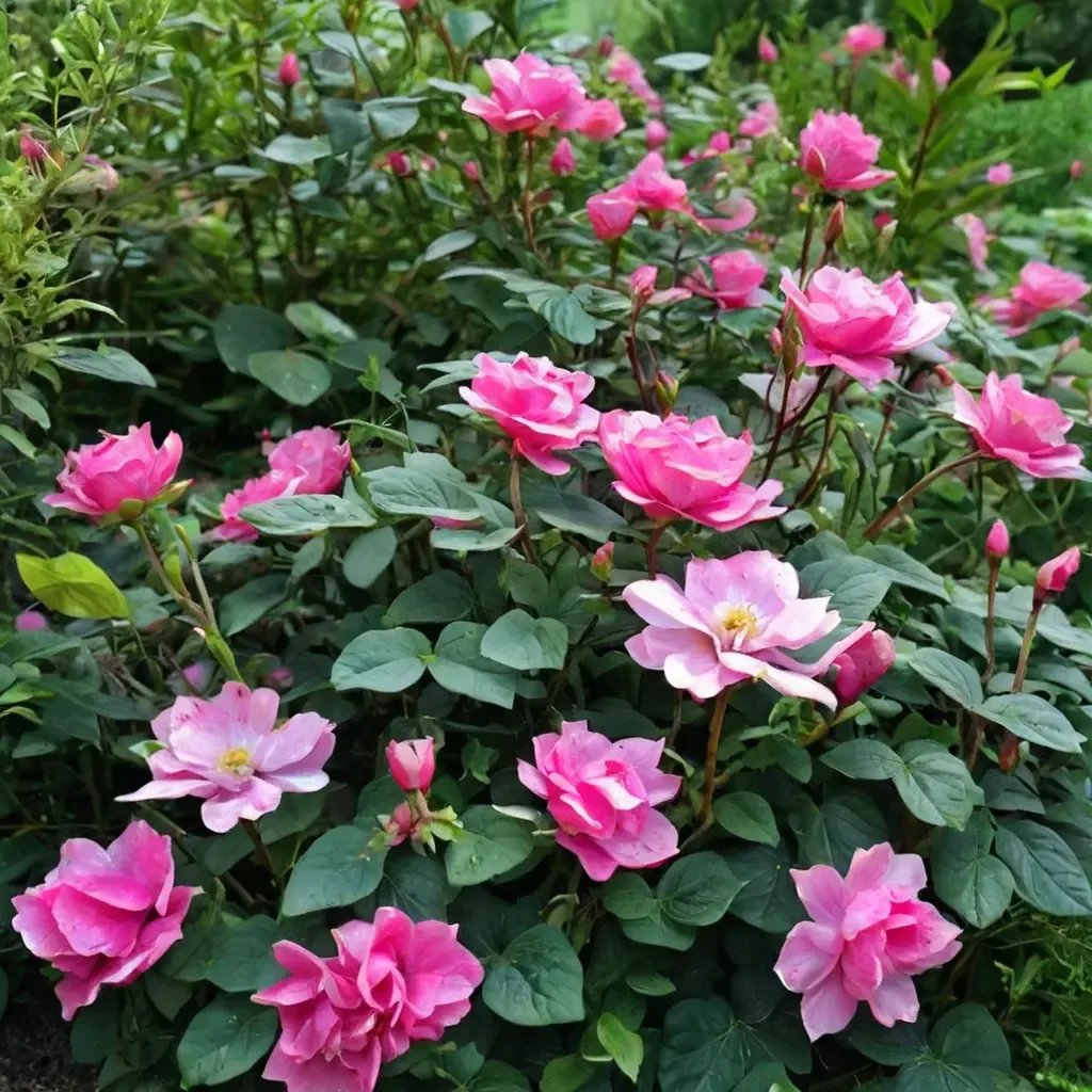 Rosa rugosa 'Knock Out Pink'