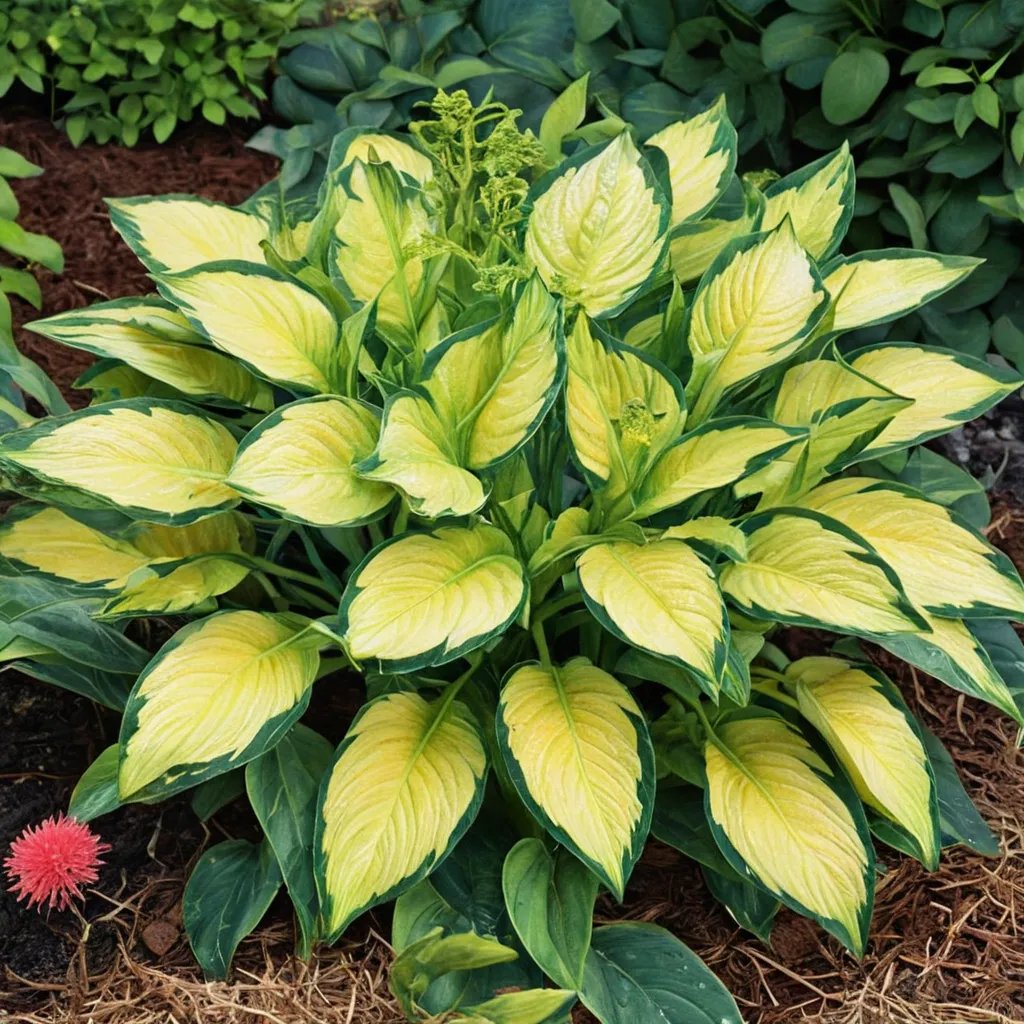 Hosta x hybrida 'Orange Marmalade'
