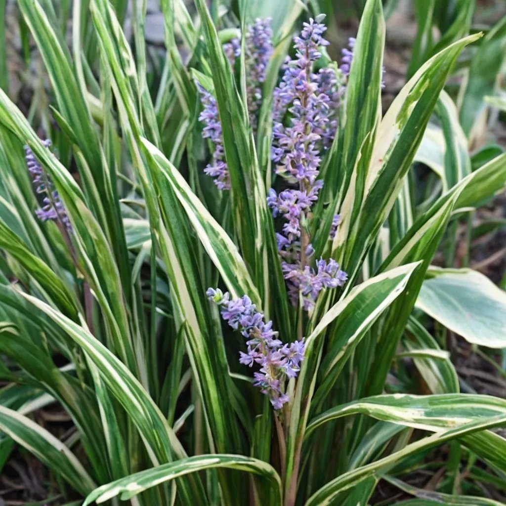 Liriope muscari 'Sideswiped'