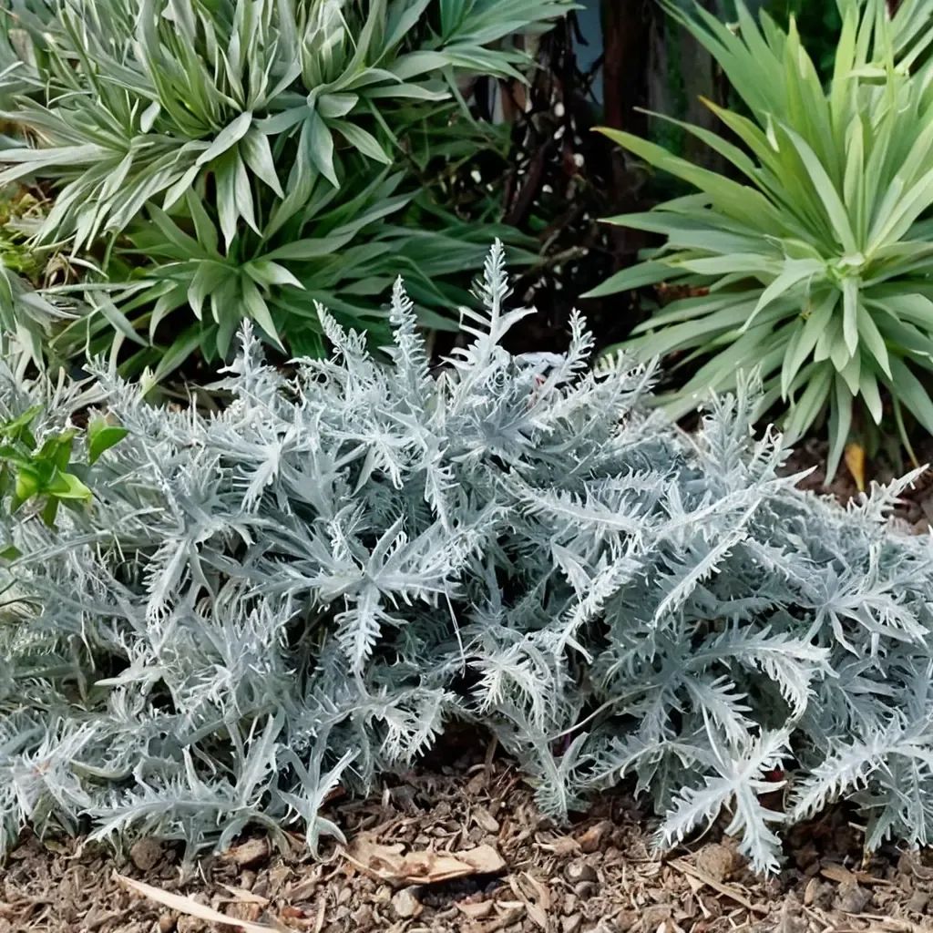 Centaurea gymnocarpa 'Velvet Centaurea'