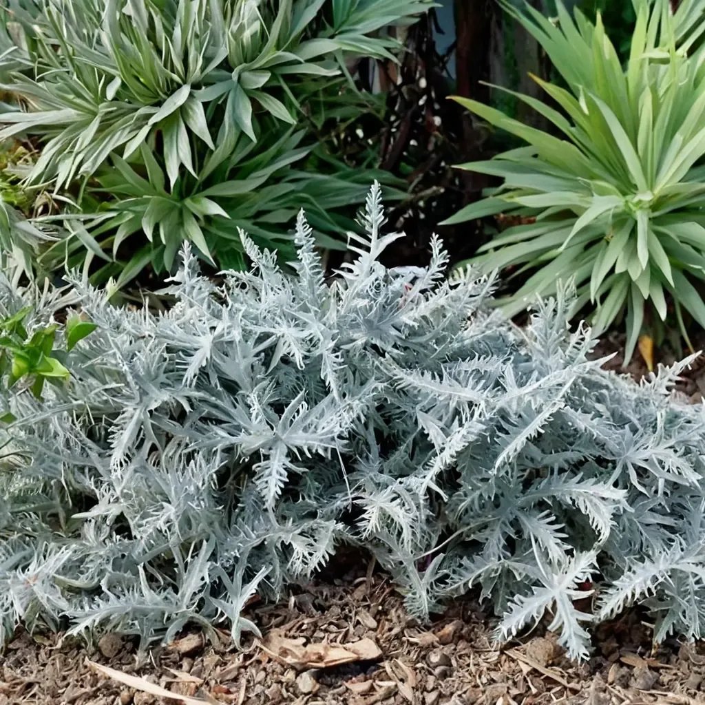 Centaurea gymnocarpa 'Velvet Centaurea'