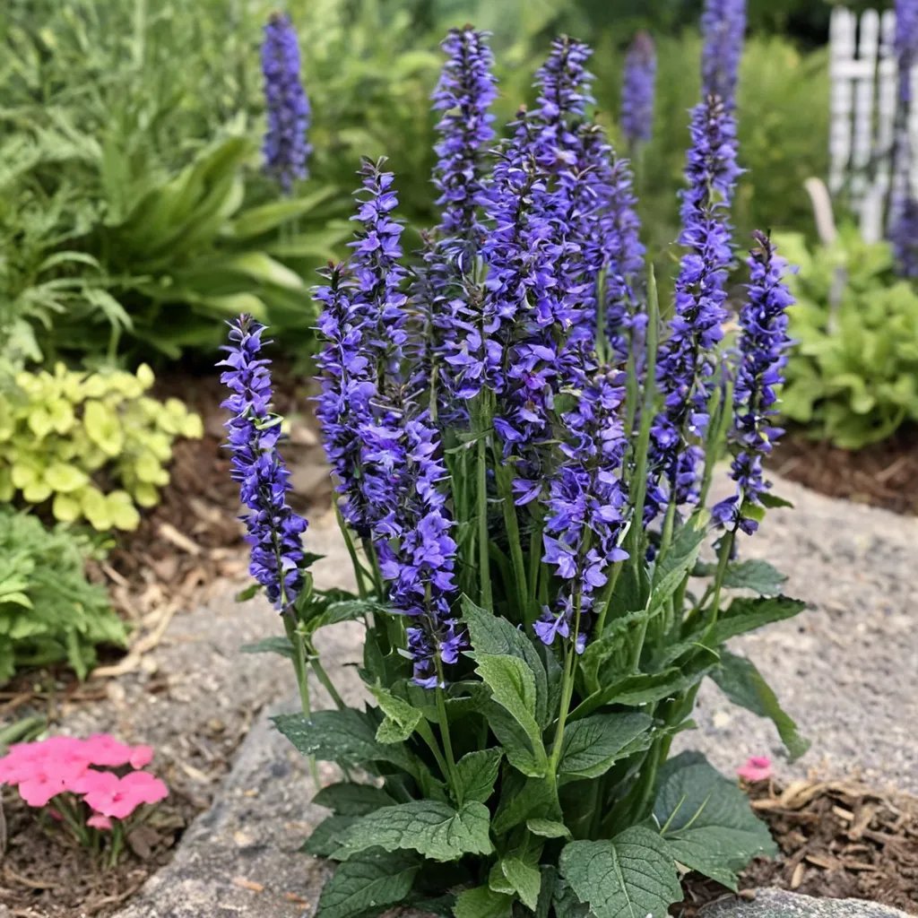 Salvia x hybrida 'Indiglo Girl'