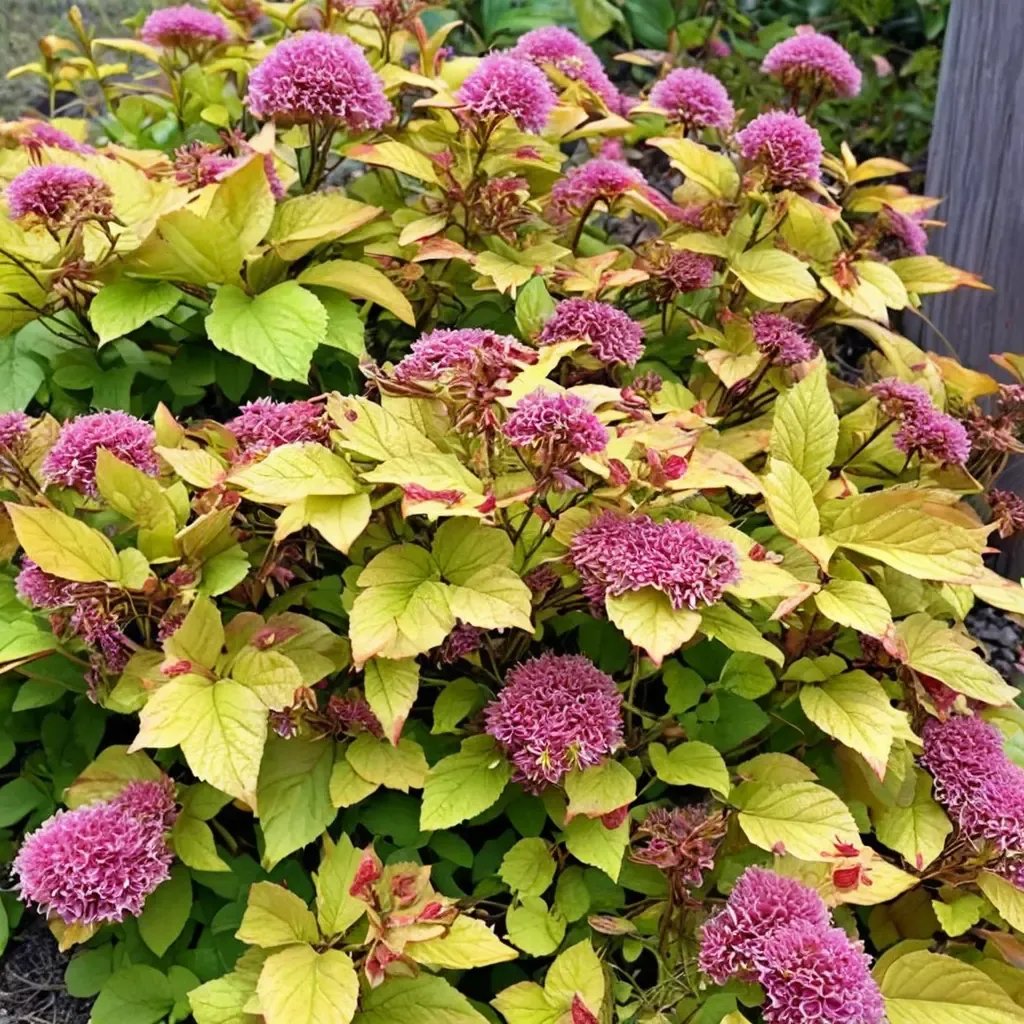 Spiraea japonica 'Magic Carpet'