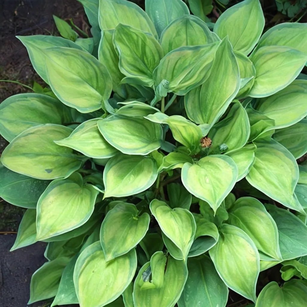 Hosta x hybrida 'Tick Tock'