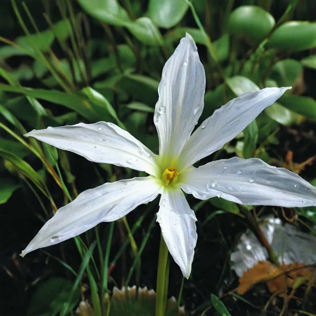 Zephybranthus x hybrida 'Norma Pearl'
