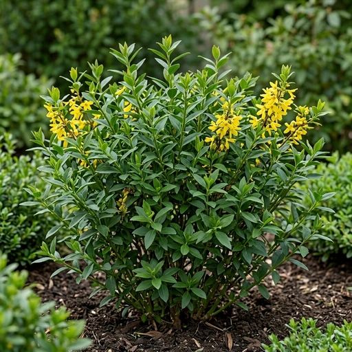 Forsythia viridissima 'Bronxensis'