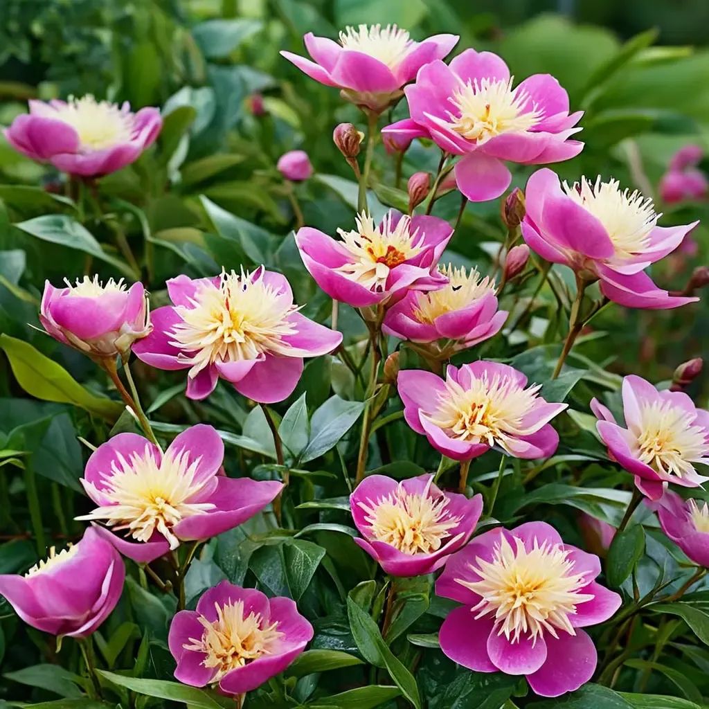 Paeonia lactiflora 'Bowl of Beauty'