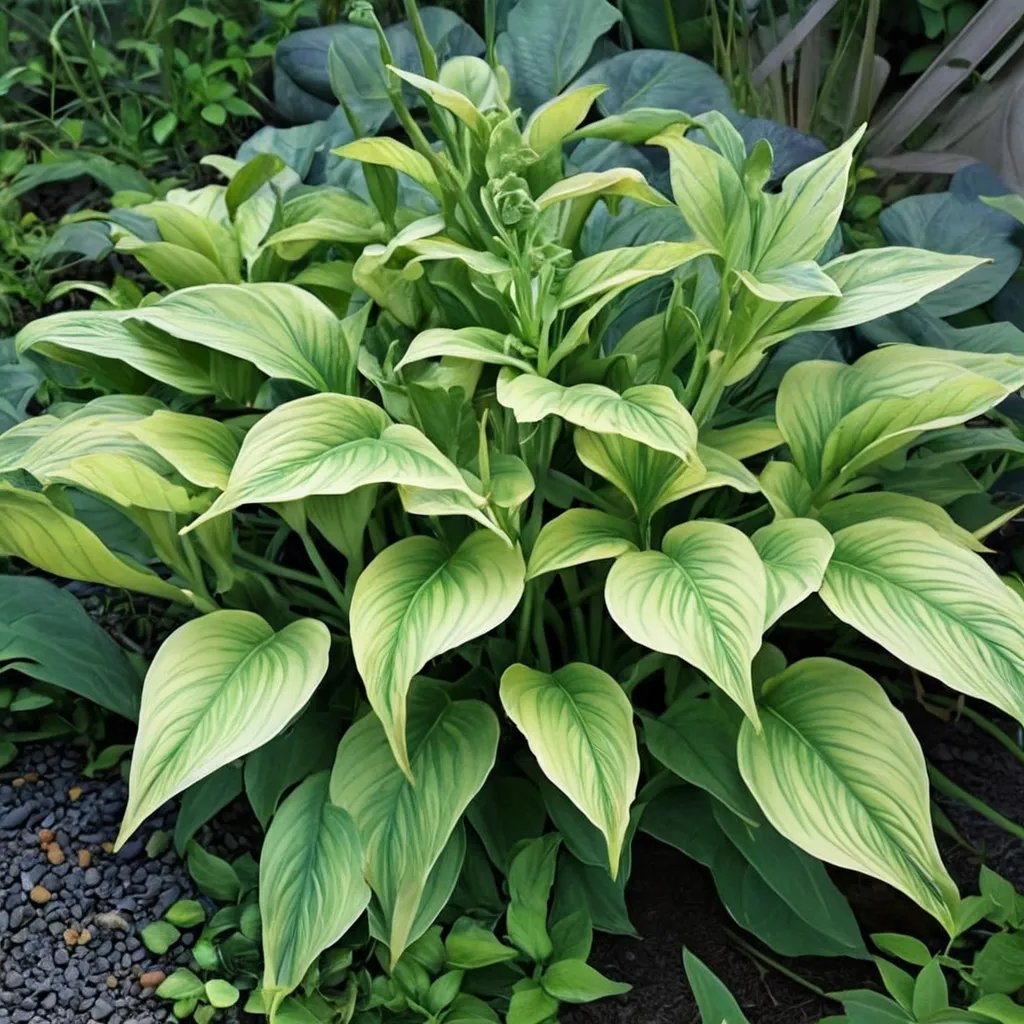 Hosta x hybrida 'Tower of Power'