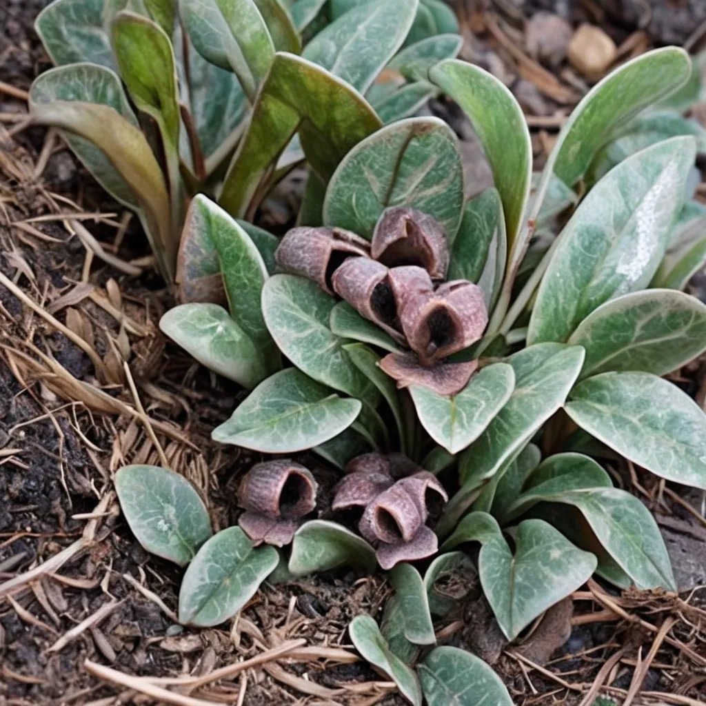 Asarum forbesii 'Mercury'