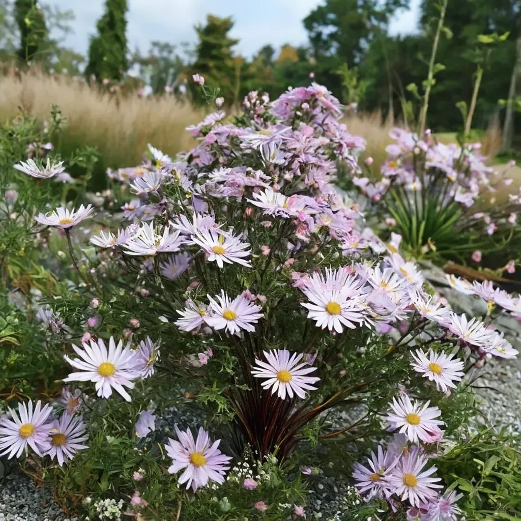 Symphyotrichum ericoides 'Pink Star'