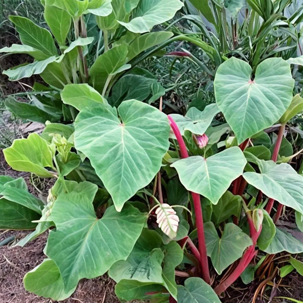 Colocasia esculenta 'Pink China'