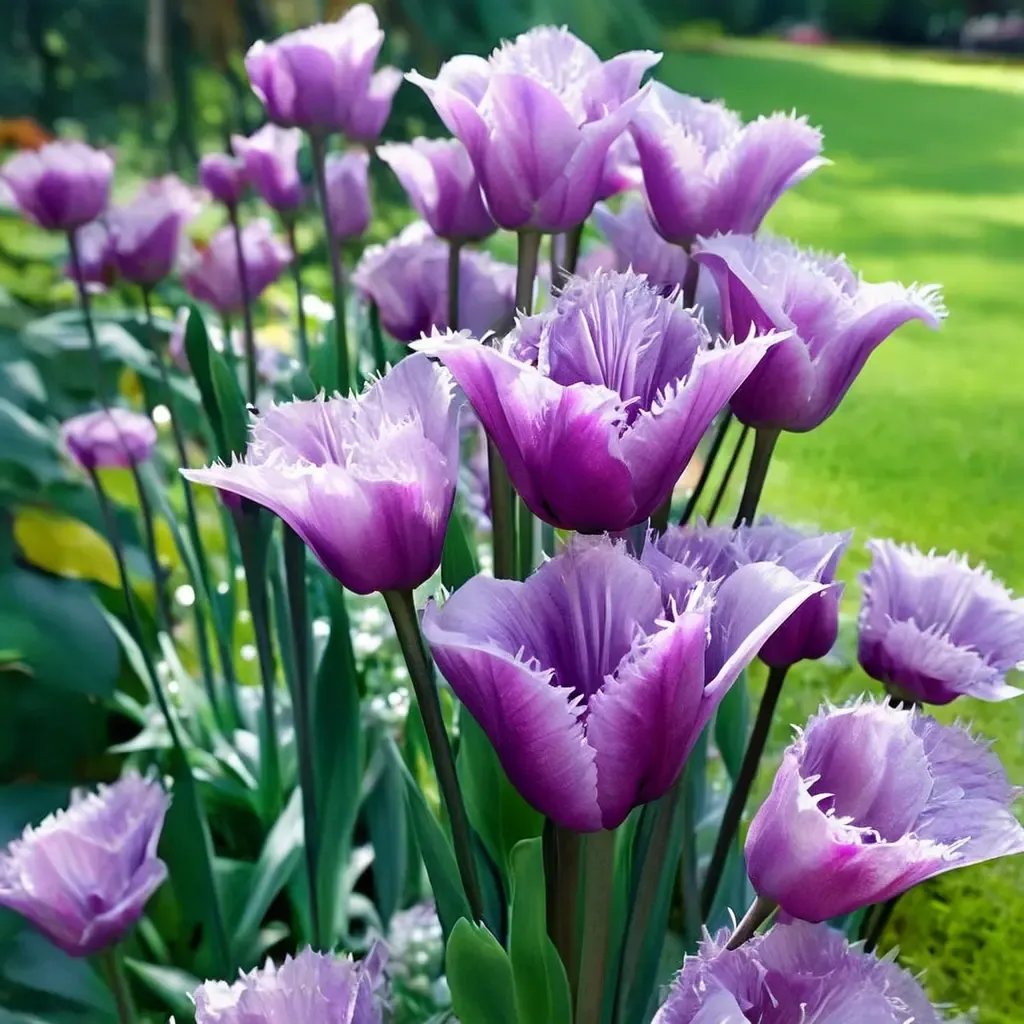 Tulipa tulipa 'Blue Heron'