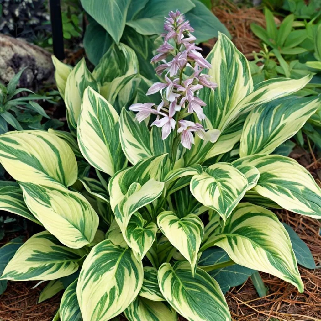 Hosta x hybrida 'Fair Maiden'