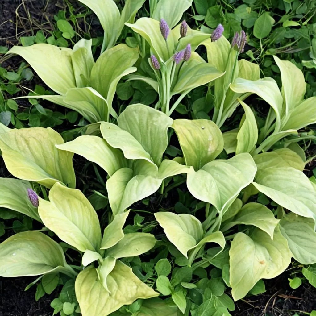 Hosta x hybrida 'Fog Light'