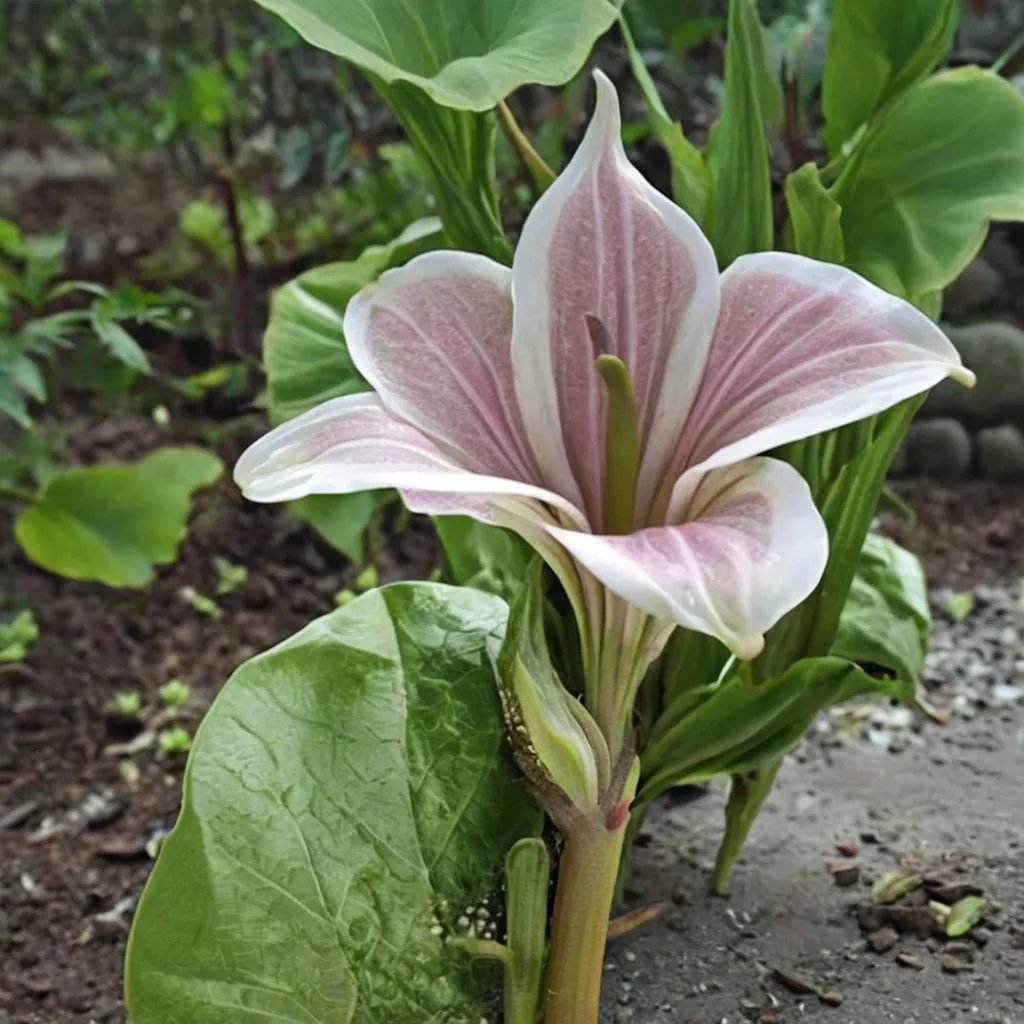 Arisaema candidissimum