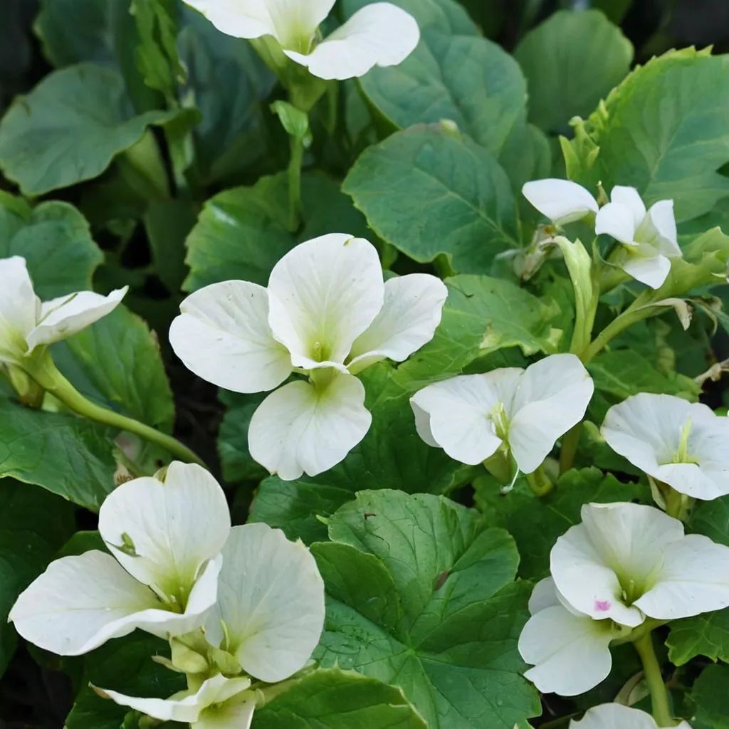 Viola x hybrida 'White Czar'