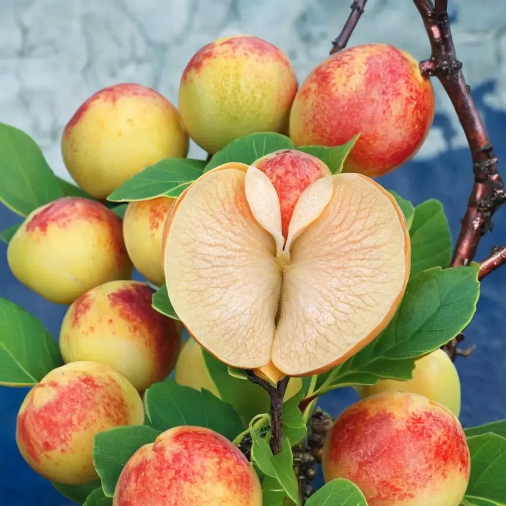 Pyrus communis 'Apricot Sugar Pearls Reachables'