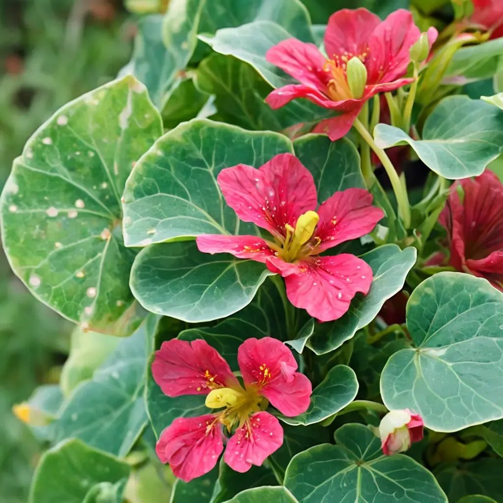 Tropaeolum majus 'Tip Top Rose'