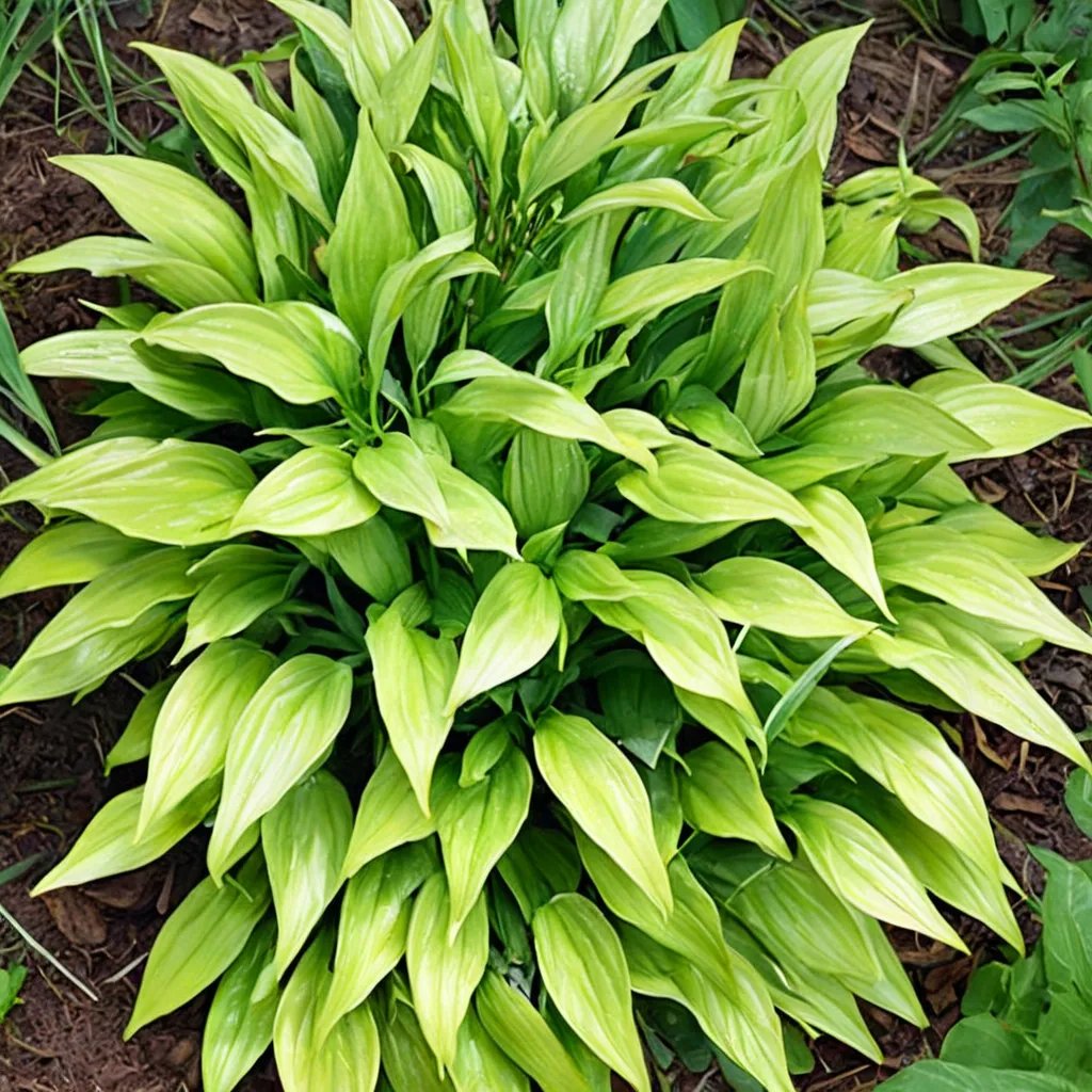 Hosta x hybrida 'Chinese Sunrise'