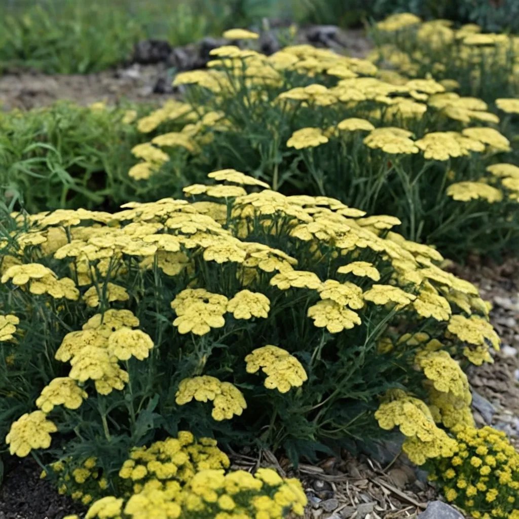Achillea millefolium 'Firefly Sunshine'
