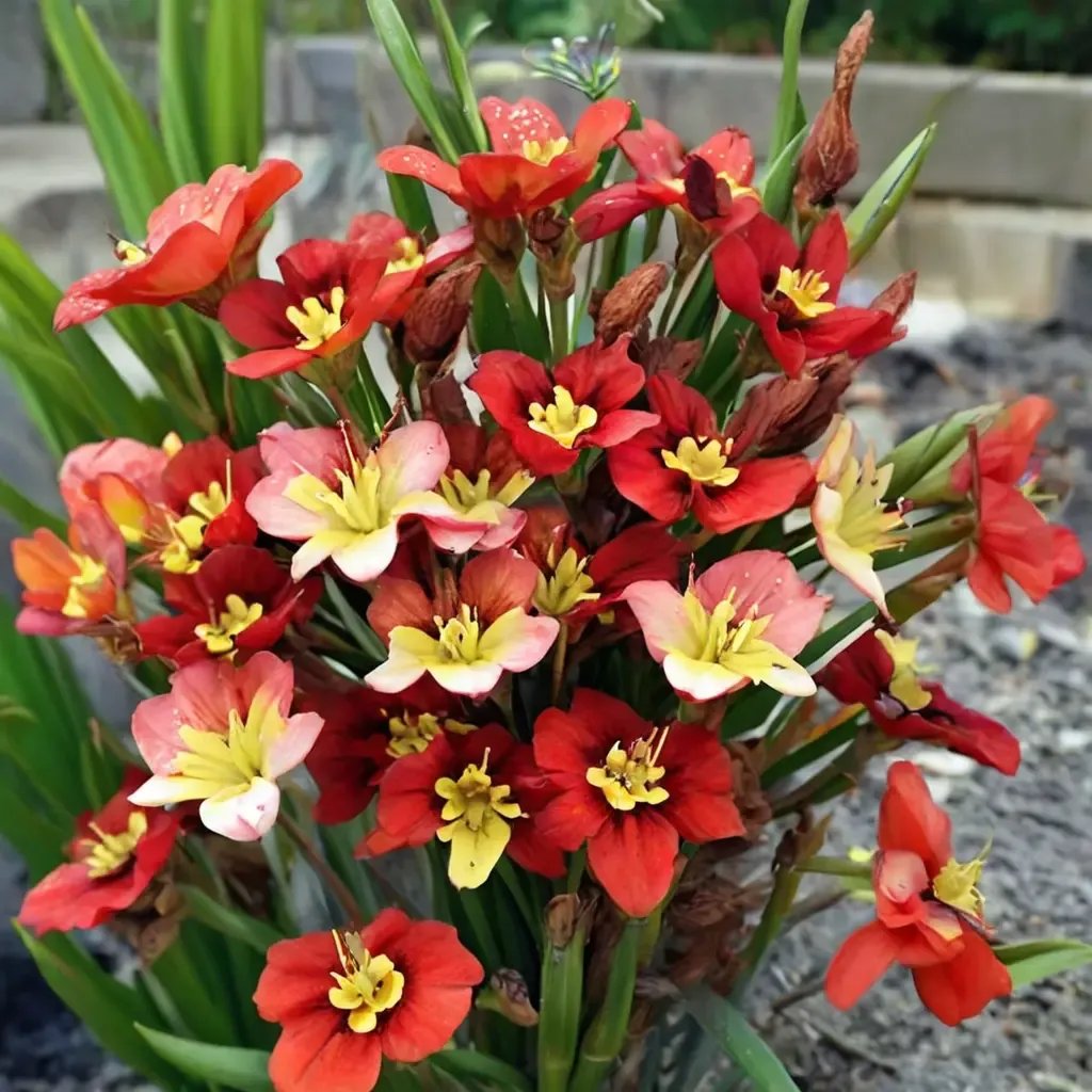 Sparaxis tricolor 'Red'
