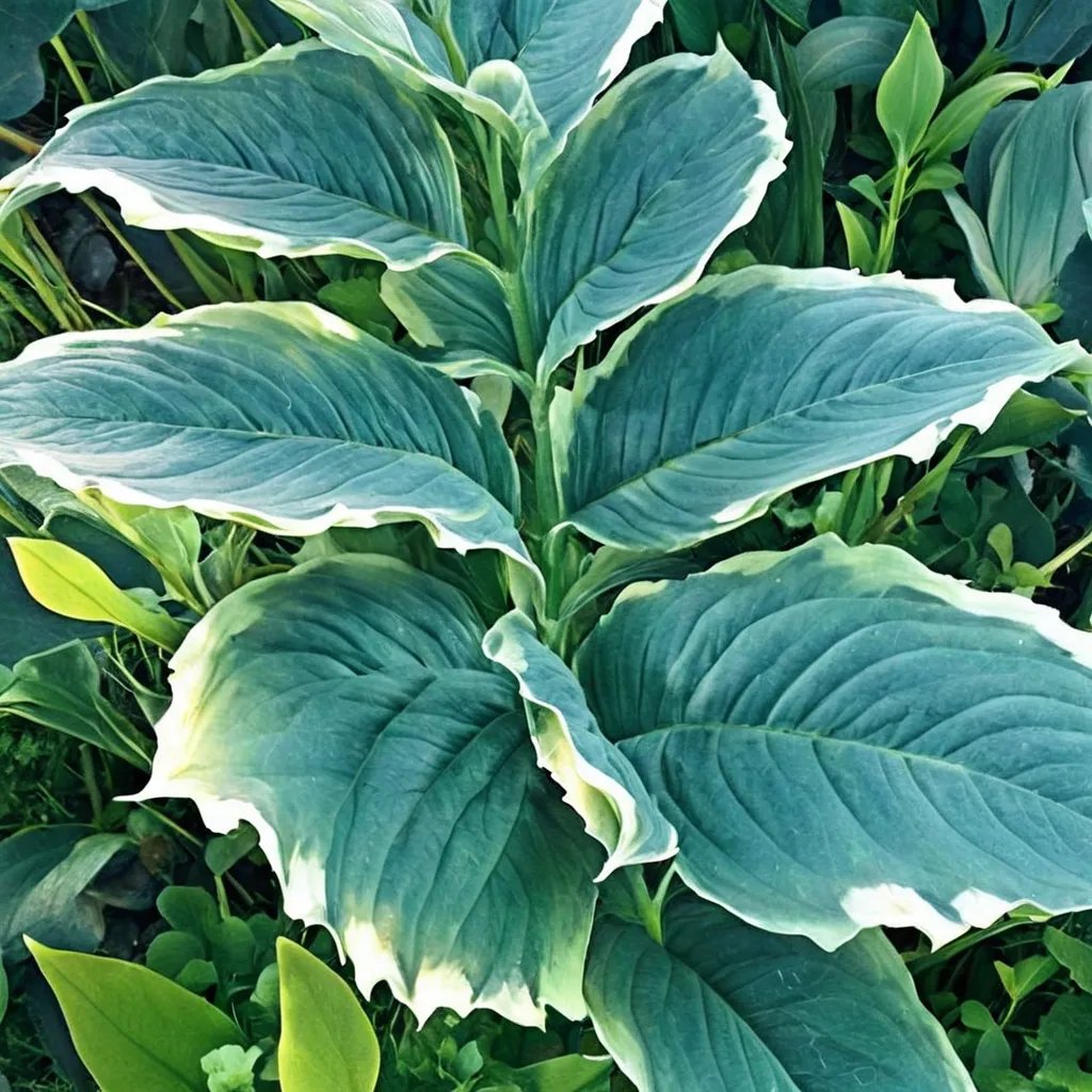 Hosta x hybrida 'Blue Jeans Bling'