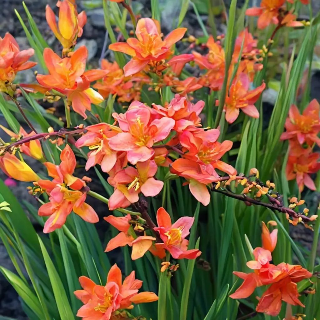Crocosmia aurantiaca 'Limpopo'