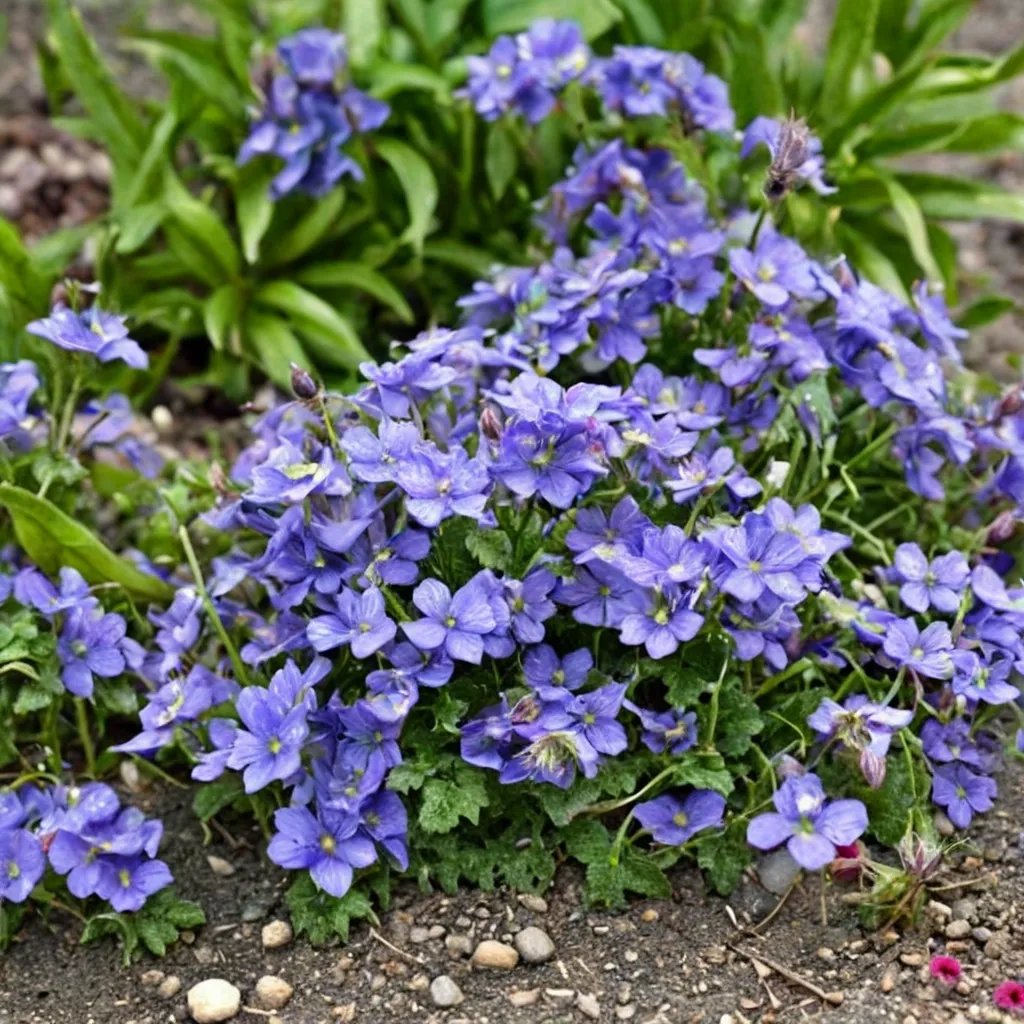 Campanula carpatica 'Midnight'