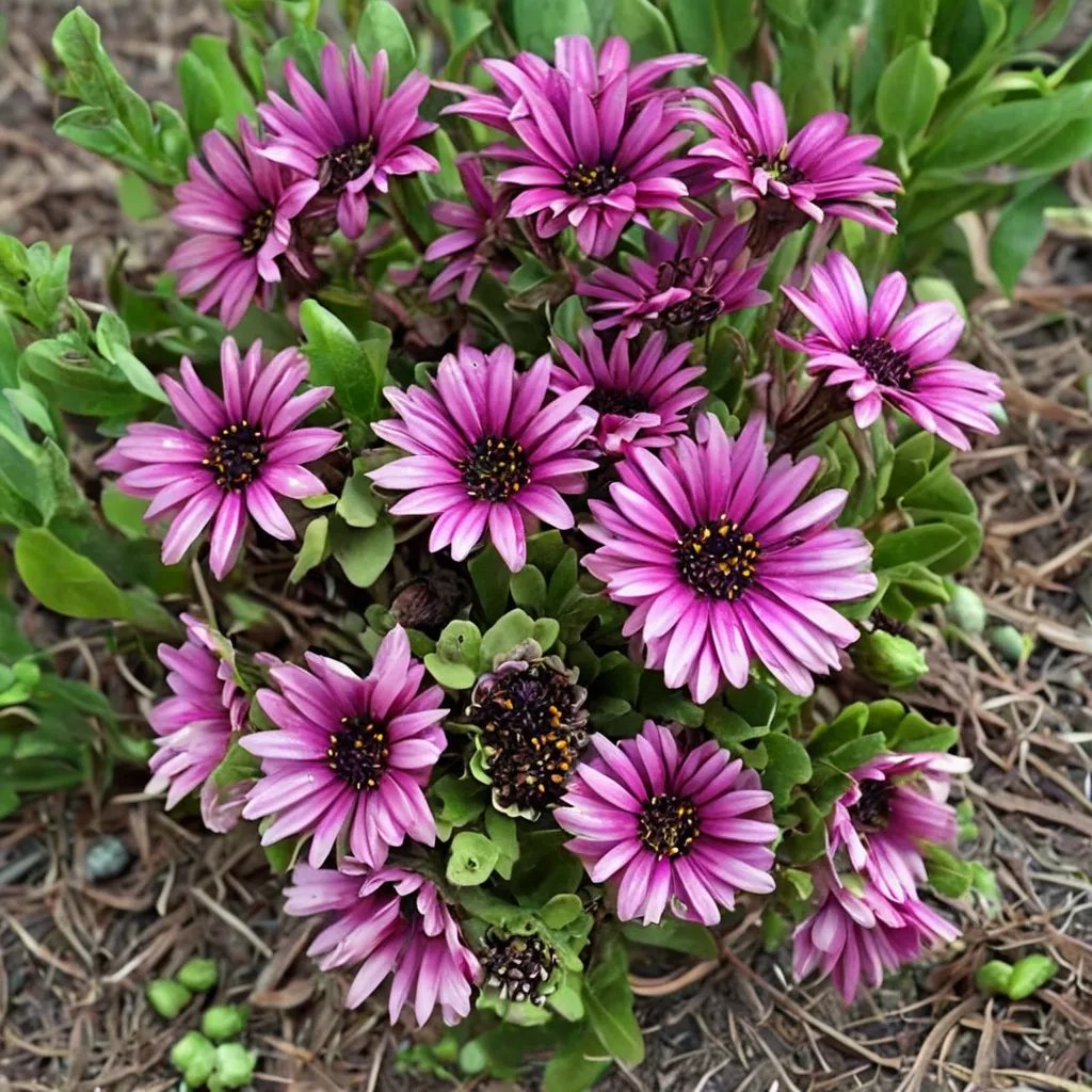 Osteospermum x hybrida 'Bright Lights Purple'