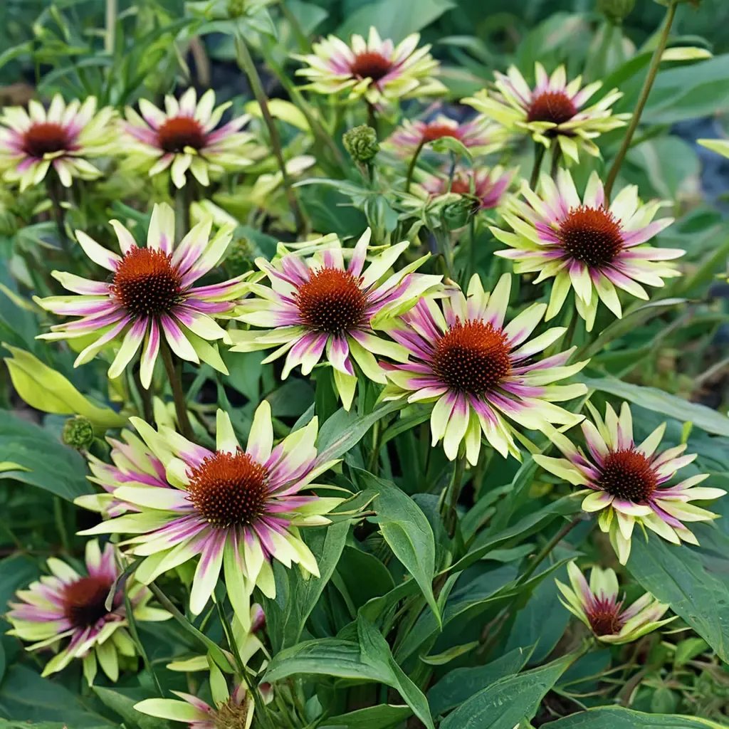 Echinacea purpurea 'Green Twister'