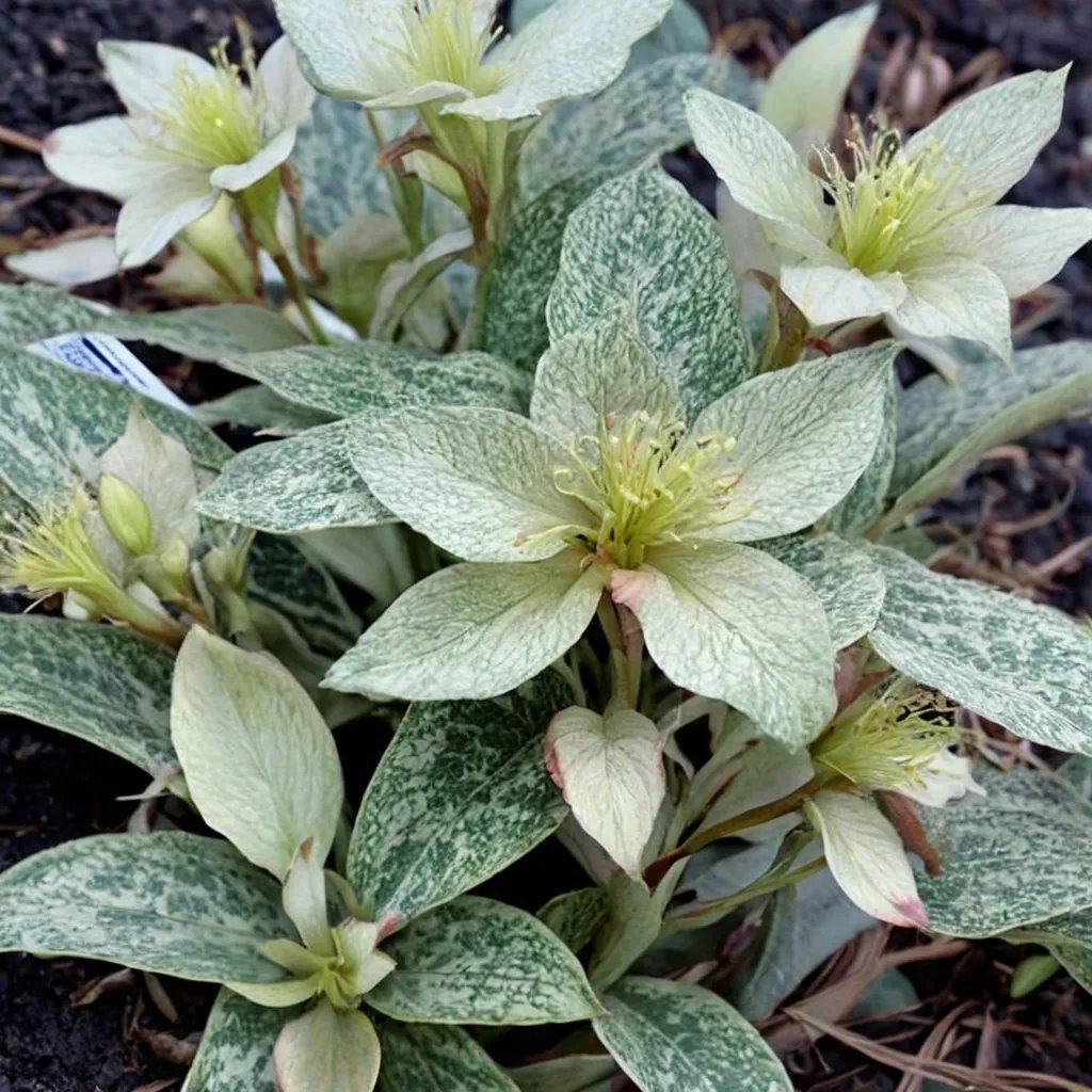 Helleborus argutifolius 'Snow Fever'