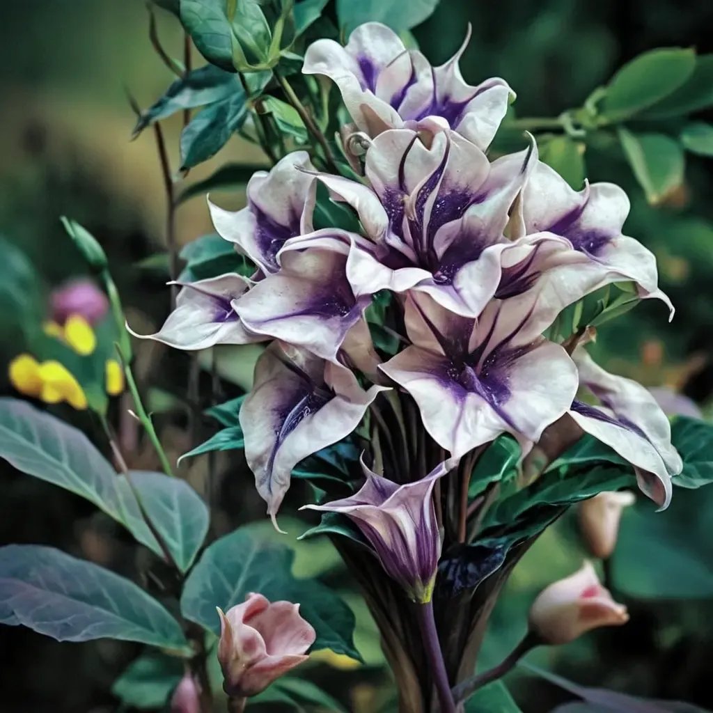 Brugmansia x candida 'Purple People Eater'