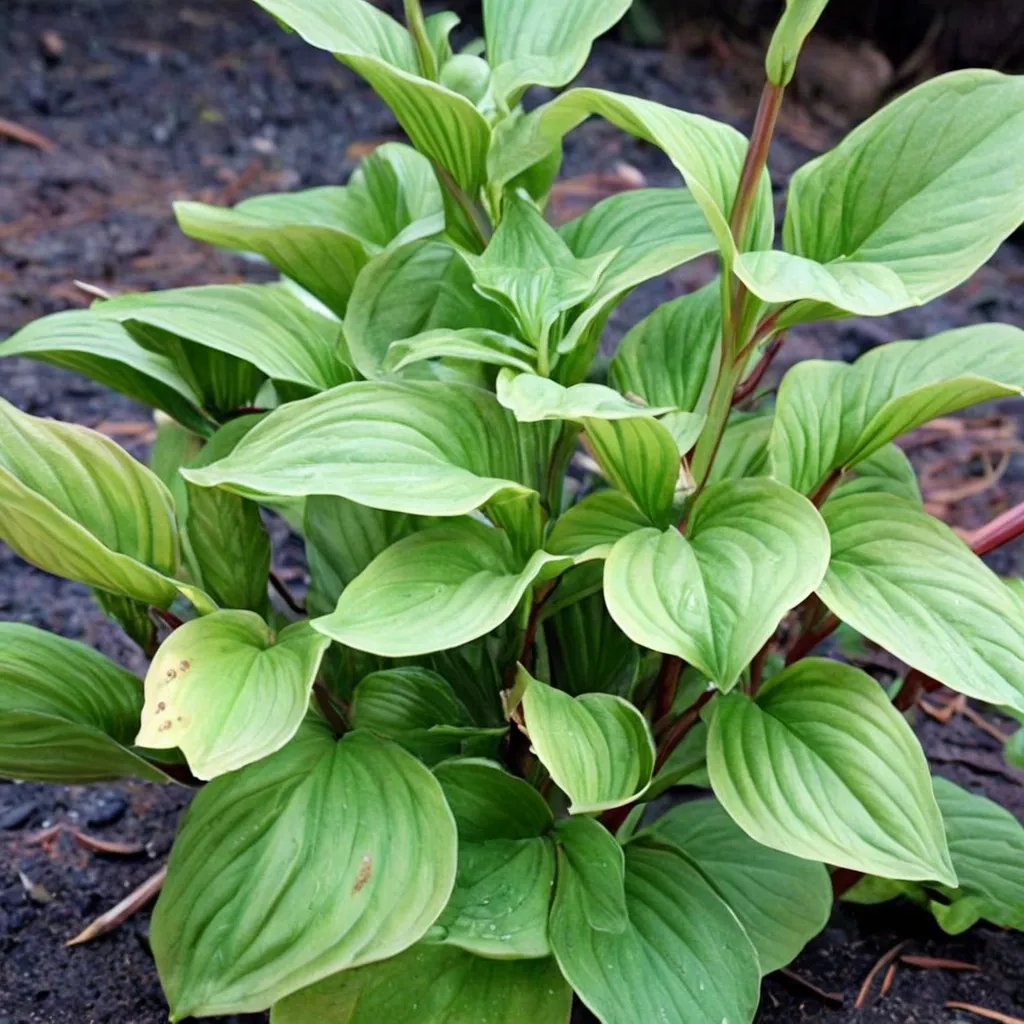 Hosta x hybrida 'Xcuse Me'